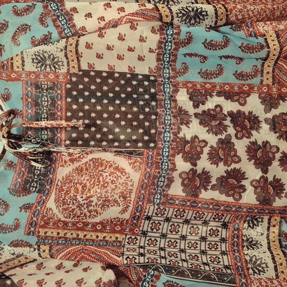 Boho Patchwork Blouse - image 2